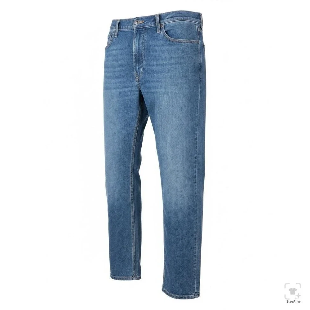 Levis 541 Jeans Mens 40x28 Blue Denim Medium Wash Athletic Fit Tapered Stretch